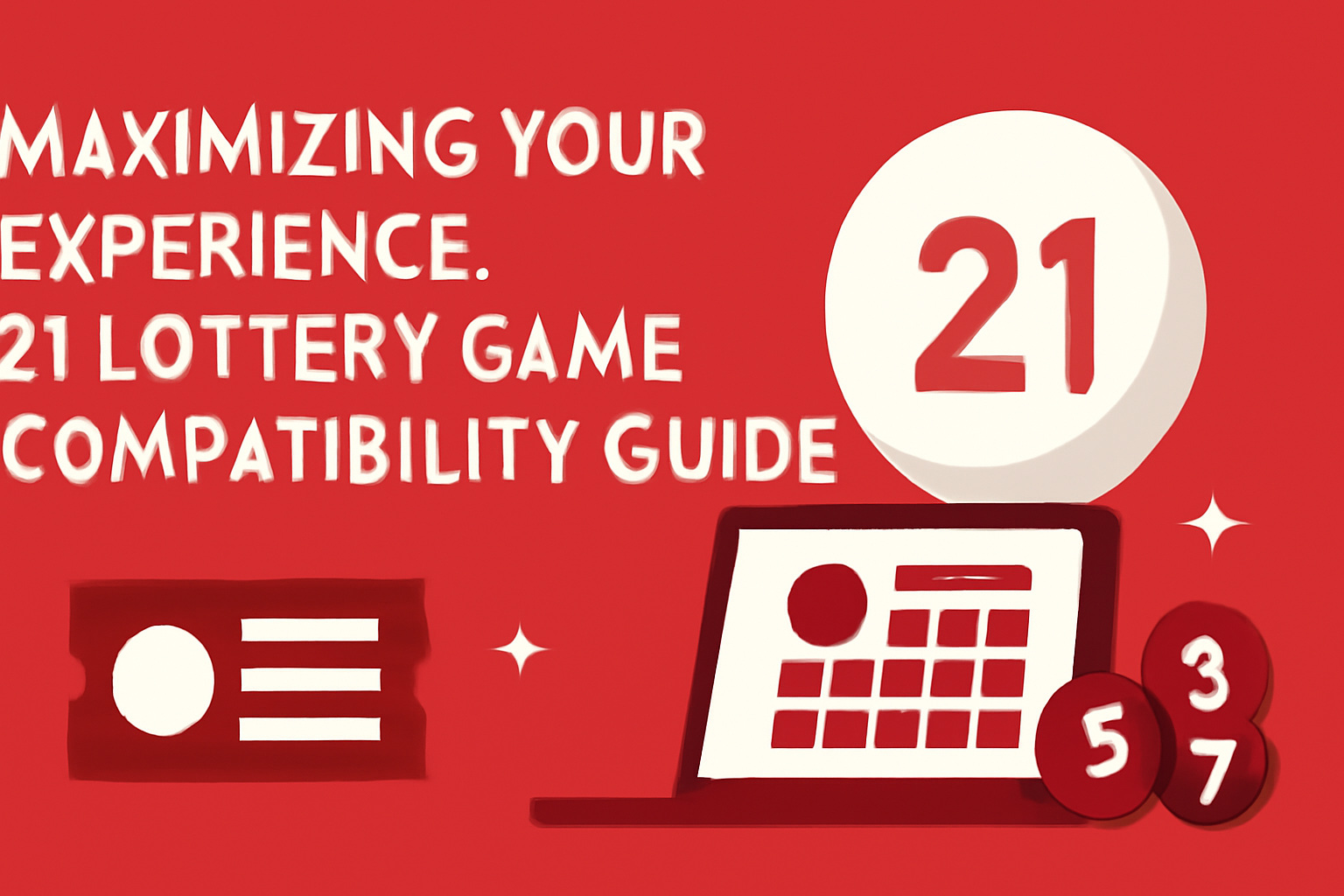 Informational graphic depicting the 21 Lottery Account Security Guide with a focus on account protection measures.