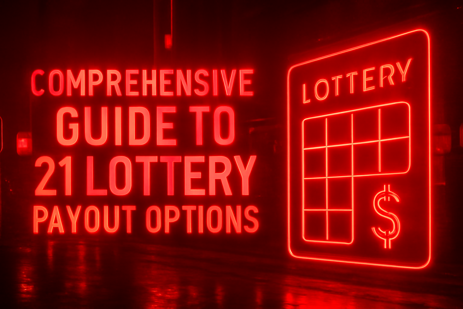 Visual representation of 21 Lottery security measures, featuring the title clearly.