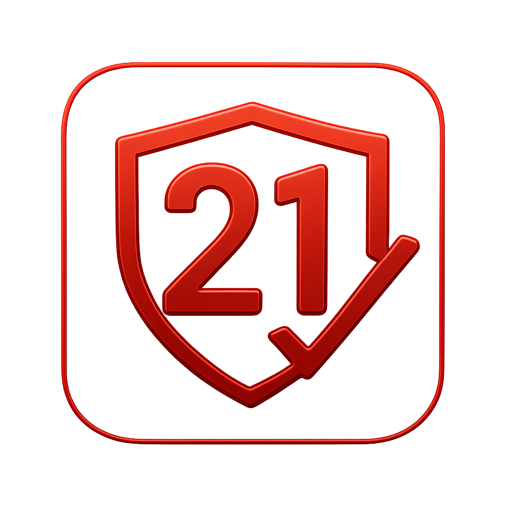 An icon representing 21 Lottery Guides, showcasing essential information.