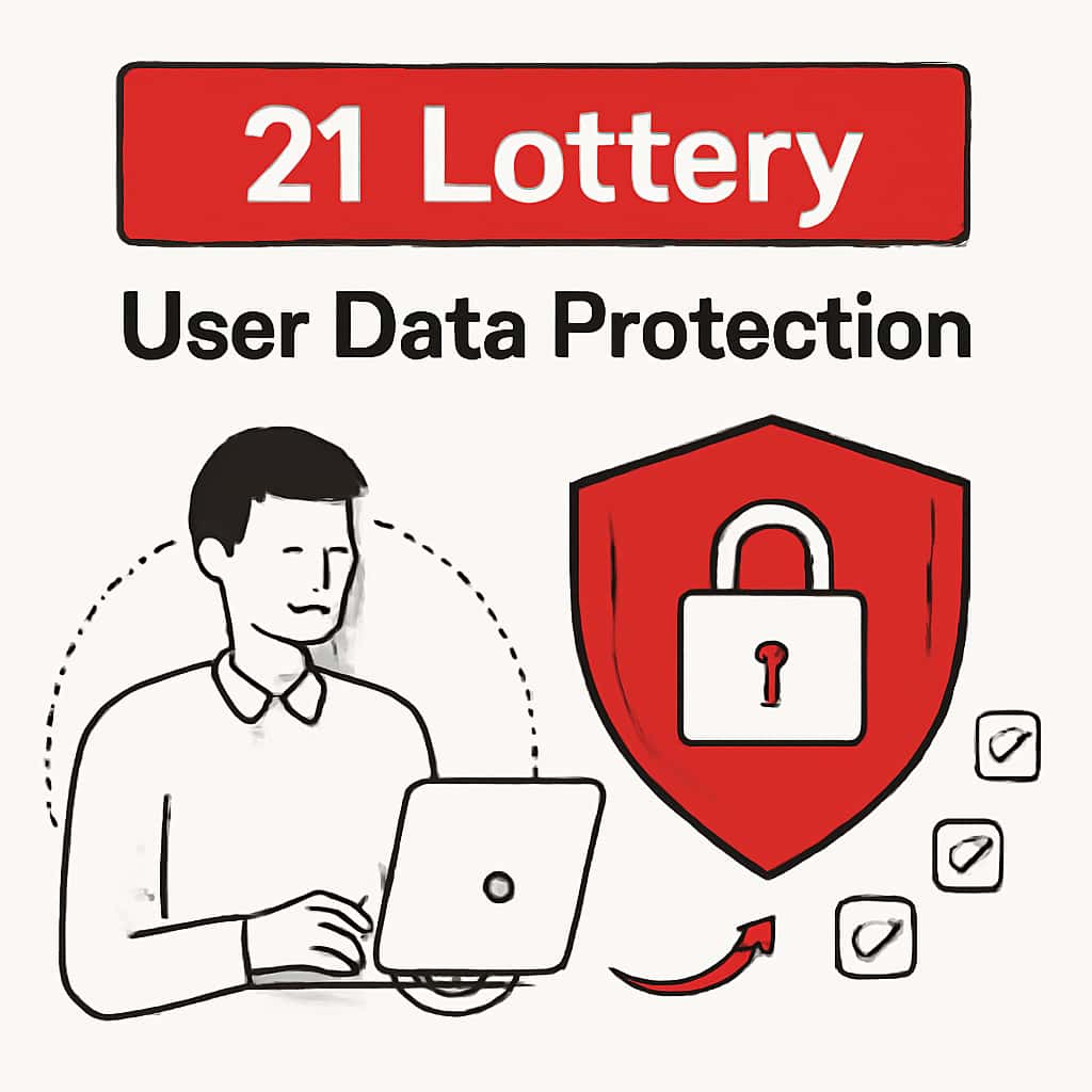 An educational diagram demonstrating user protection strategies for 21 Lottery.