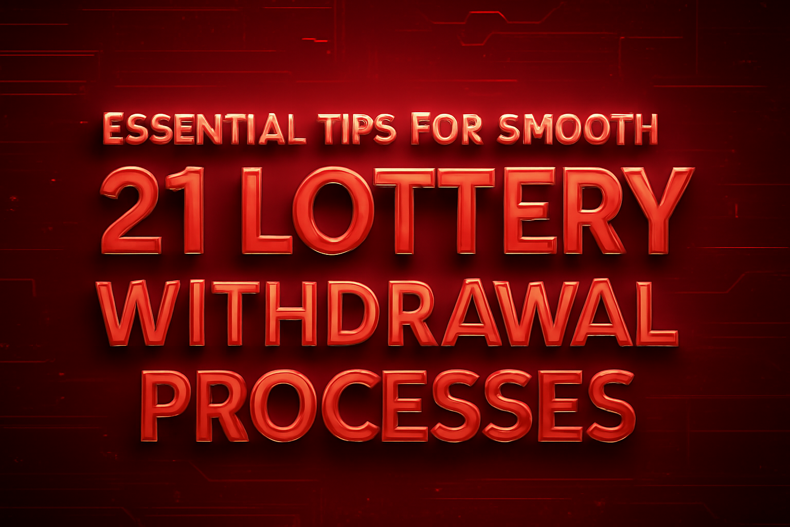 A professional scene illustrating the concept of 21 Lottery Guides, featuring prominent text.