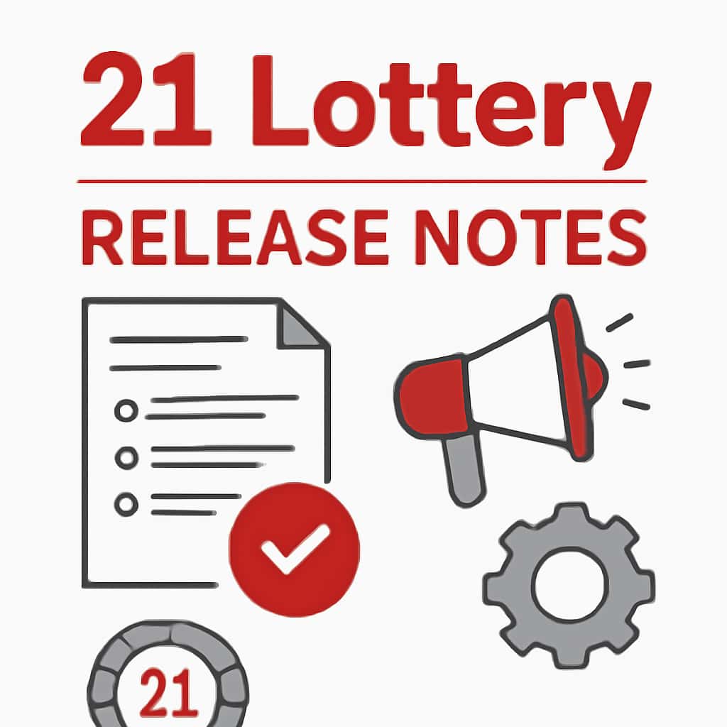 Diagram illustrating features in 21 Lottery Release Notes.